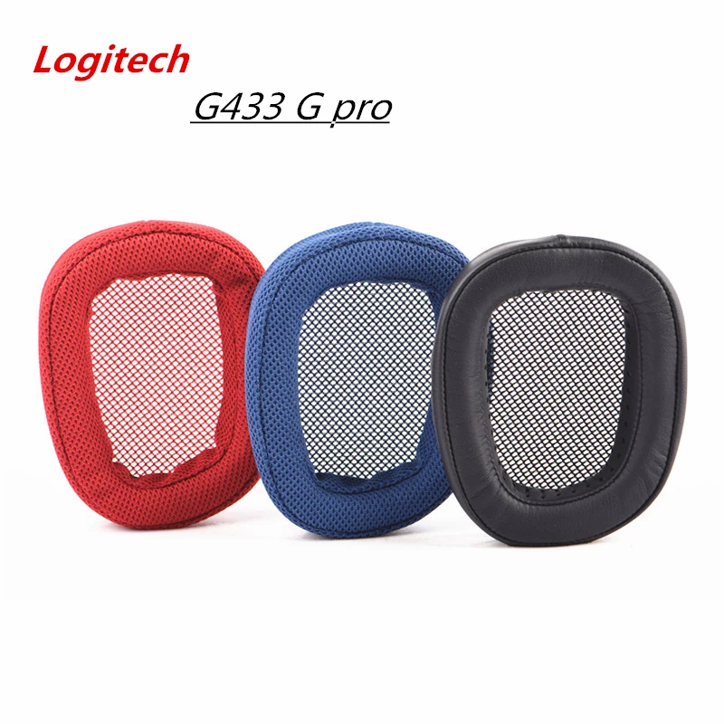 

1 Pair Replacement Earpads Foam Cushions for Logitech G433 G Pro Earpads Soft Earmuffs for Game Headphone High Quality