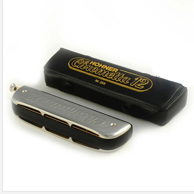 Германия оригинальная Хроматическая гармоника HOHNER 255/48 хрометта 12 клавиш C/Key G arica