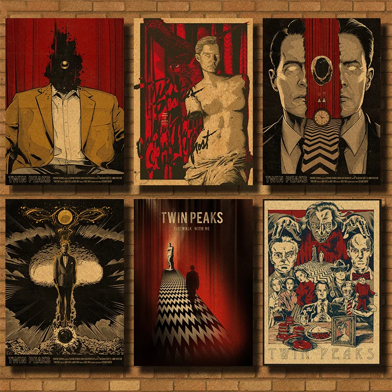 Новый Твин Пикс плакаты четкое изображение декоративные съемные настенные
