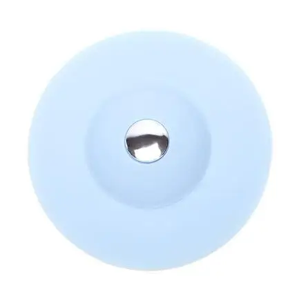 Blue 1 шт. резиновый уплотнитель ситечко для раковины фильтр затычка для раковины трап для слива волос Ловца пробка для ванной кухни бассейна Пробка - Цвет: Blue
