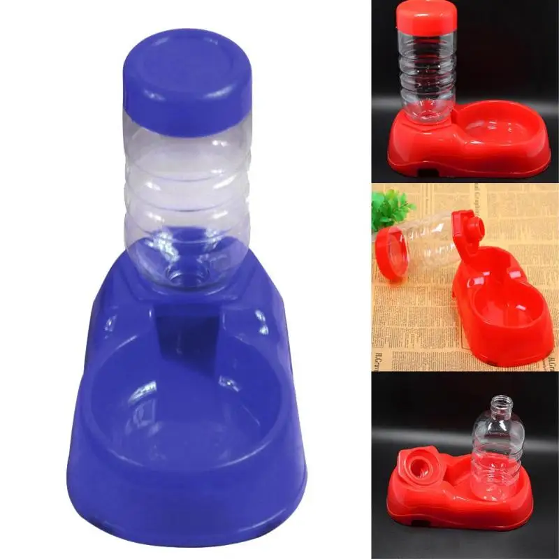 350 мл Автоматическая собачья кормушка диспенсер для питьевой воды пластиковая