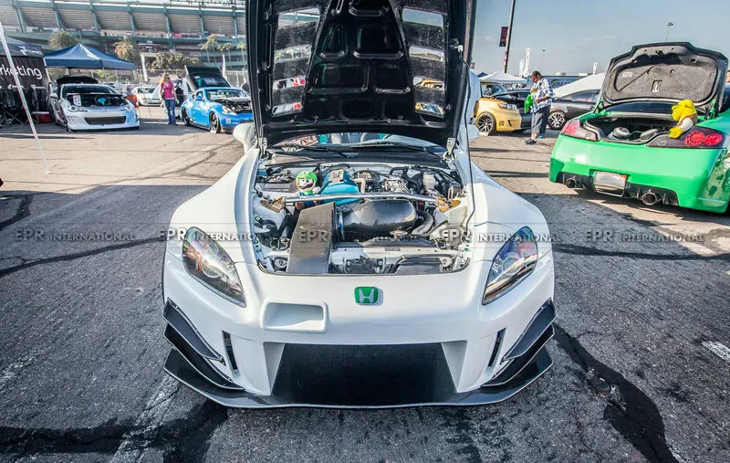 FRP Впускной воздуховод для Honda S2000 AP1 JS Racing glass Fiber Air Tunnel& Air Box Vent Body Kit тюнинг отделка для S2000 Racing