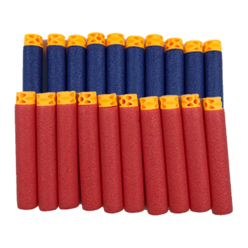 100 шт. для Nerf комплект бластеров для Nerf пули мягкие полые 7,2 см Запасной комплект для Дартс Игрушечный Пистолет пули подарок для детей