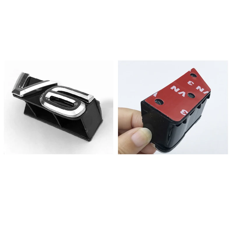 Передняя решетка для автомобиля модель V6 эмблема наклейка с логотипом Volkswagen VW