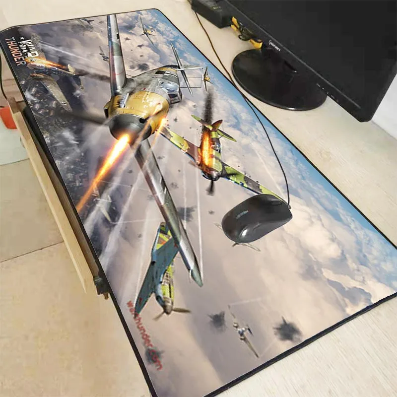 

Mairuige World War 2 plane Large Lock Edge Mouse pad PC Computer mat Size for 40x90cm Gaming Mousepads Gaming Size Mouse Pad