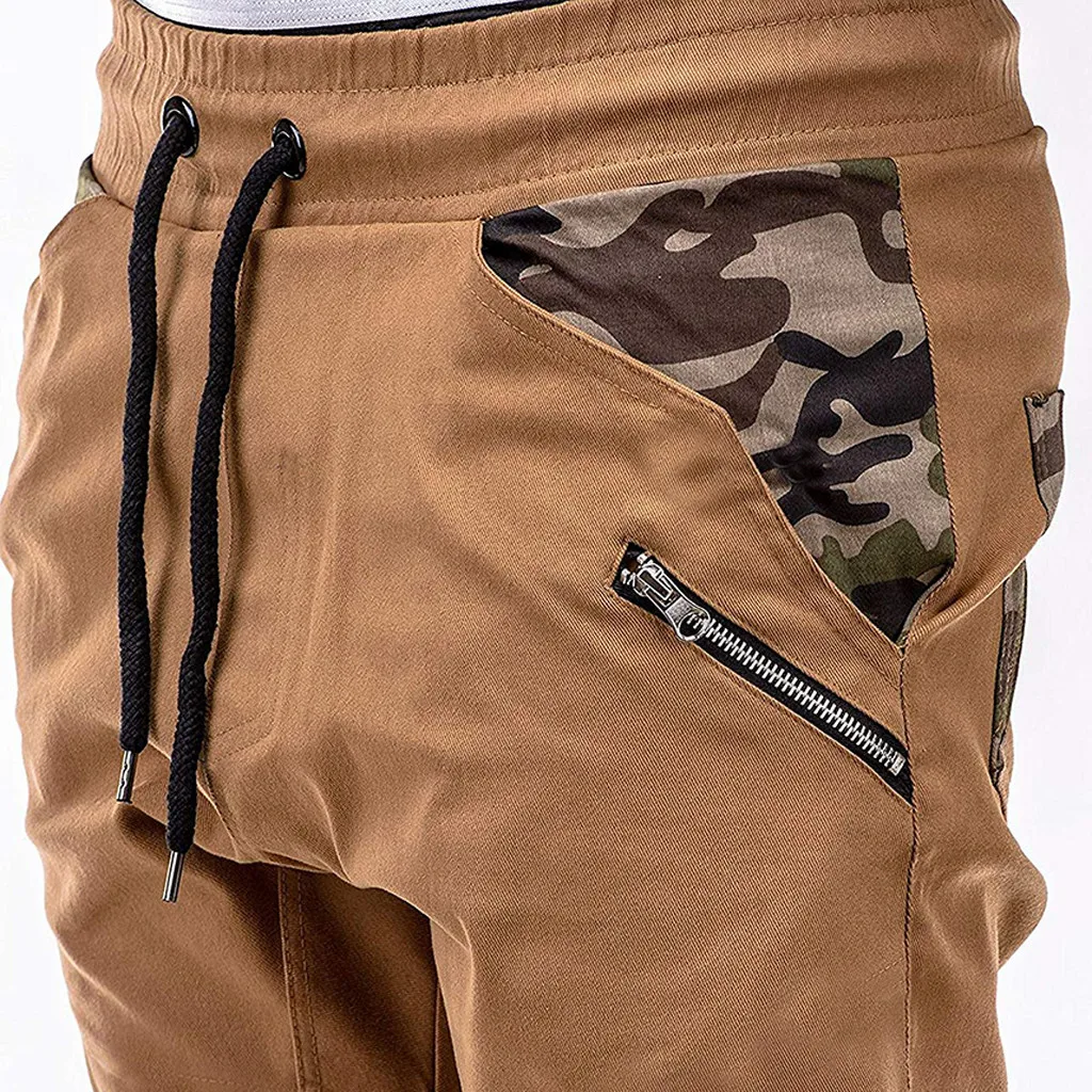 SAGACE Модные мужские спортивные камуфляжные ремни повседневные свободные штаны с