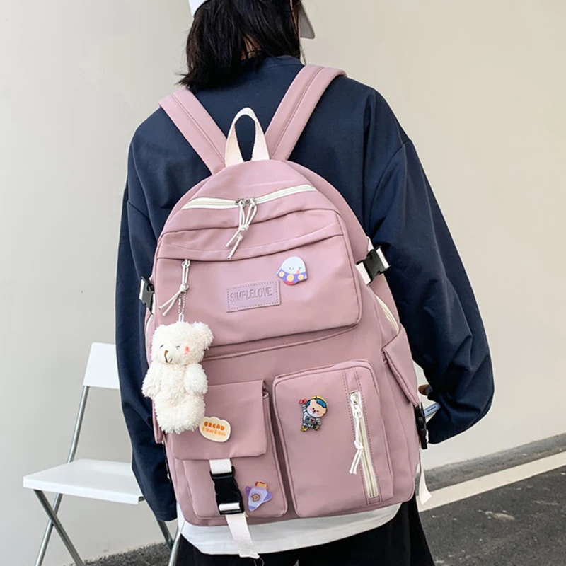 

EST New Toys Kawaii backpack bags for women shoulders travel bag girls teenager travel large waterproof nylon mochilas bagpack