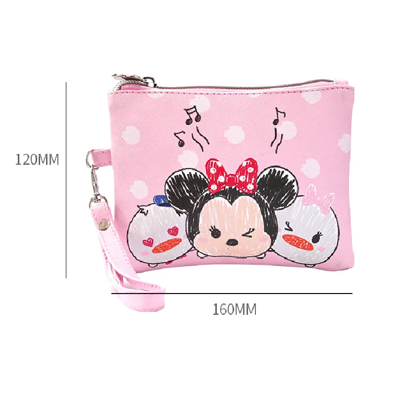 

Disney Original Cartoon Mickey & Minnie Portable Toiletry Bag INS Style Waterproof Toiletry Bag Travel Cosmetics Storage Bag