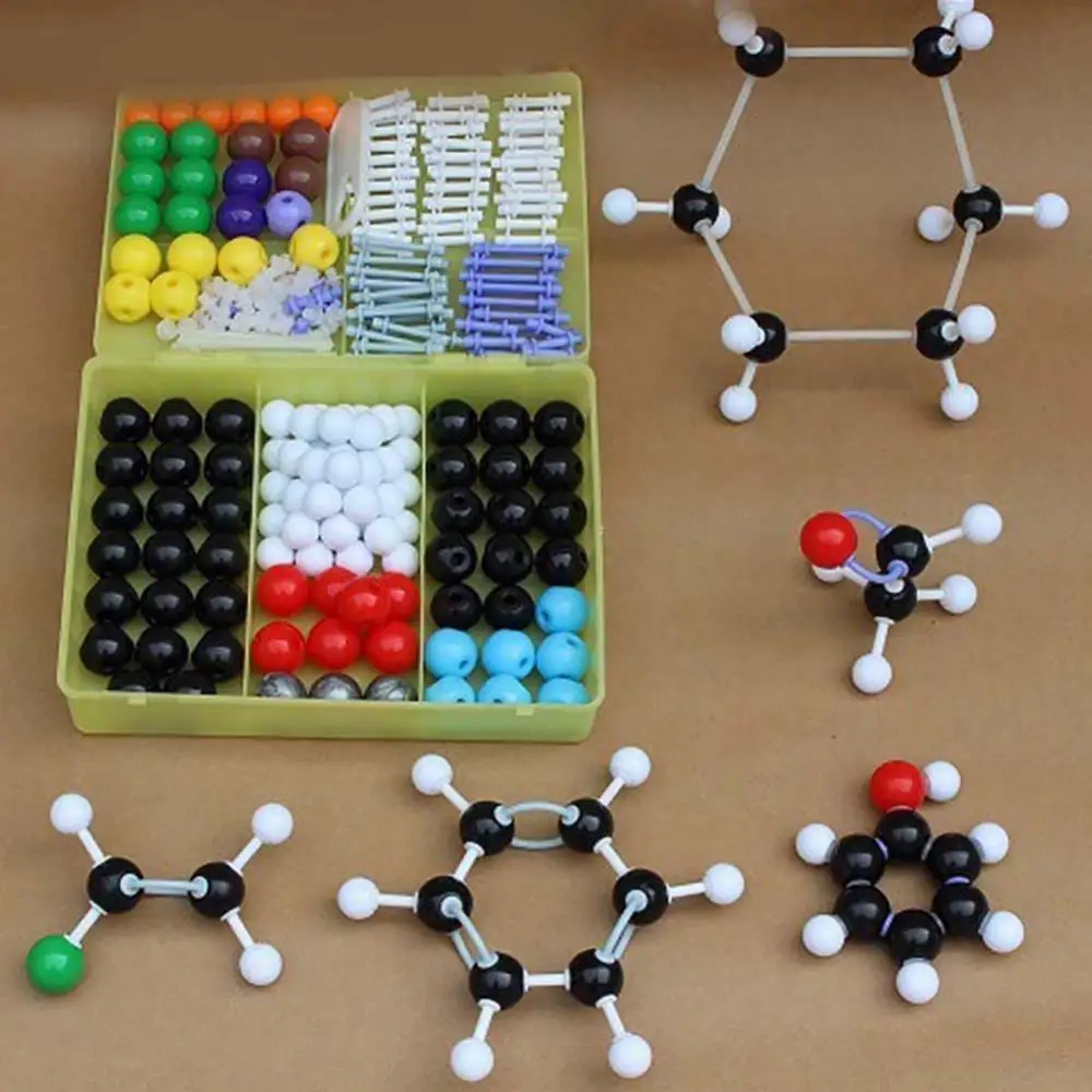 

Organic Chemistry Scientific Atom Molecular Structure Models Teach Aid Set Kit