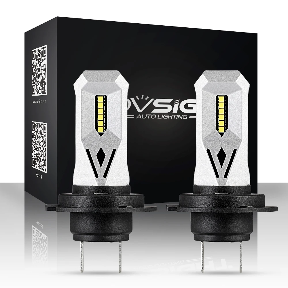 Easy to install Lights 6500K White 1500LW 1Pair 2pcs Car LED DC 12V-24V