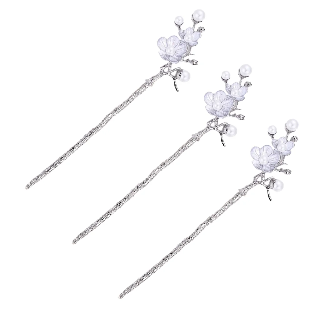 

3pcs Exquisite Hair Sticks Traditional Style Hair Forks Hair Accessories