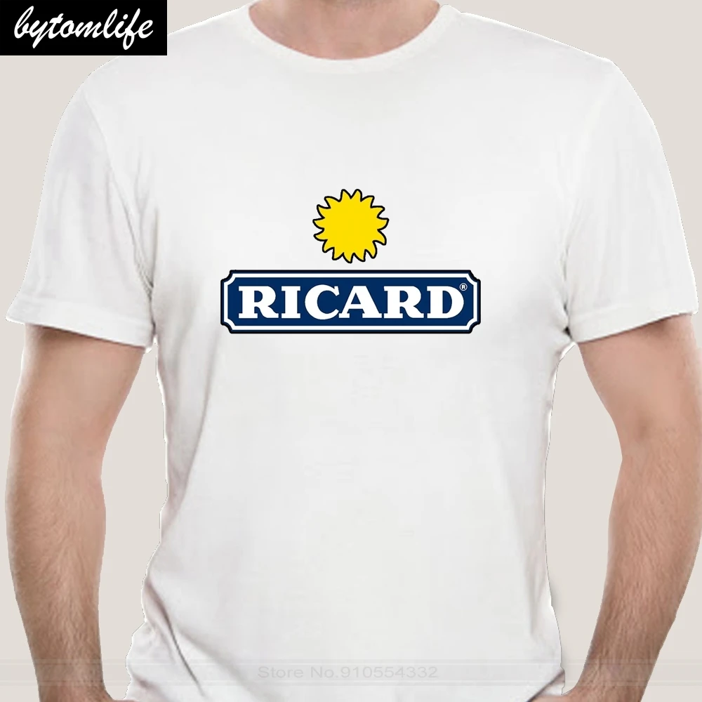 

Men T shirt Fashion Ricard s T Shirt Short Sleeves Tee Clothing funny t-shirt novelty tshirt women