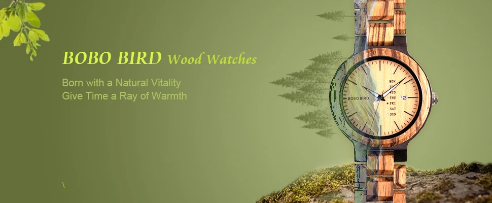 Logo Custmized BOBO BIRD из натурального бамбука деревянные часы для мужчин Япония движение мужские t часы relogio masculino B-D27