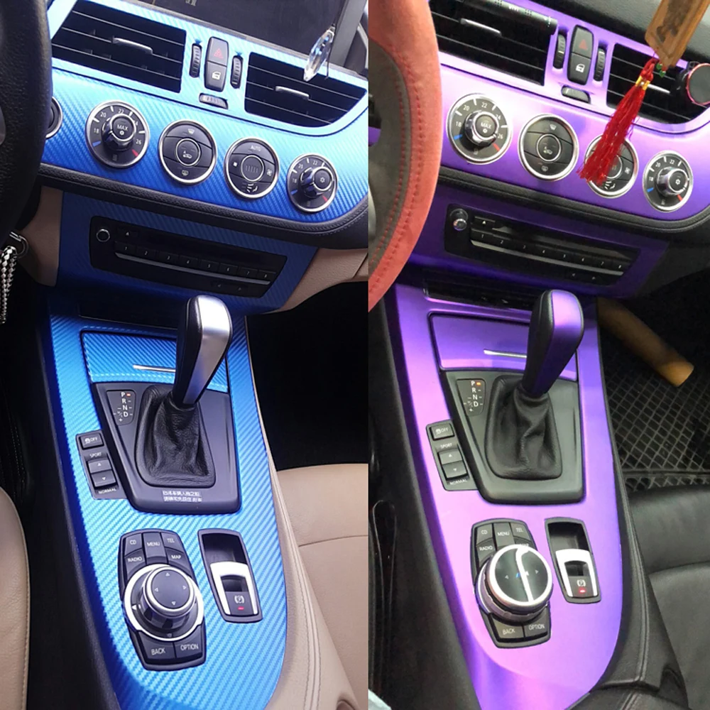 

Car-Styling 3D 5D Carbon Fiber Car Interior Center Console Color Change Molding Sticker Decals For BMW Z4 E89 2009-2016