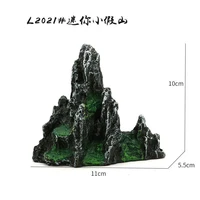 artificial resin coral and rock ornaments fish tank accessories landscaping decoration stone grotto aquarium accessories