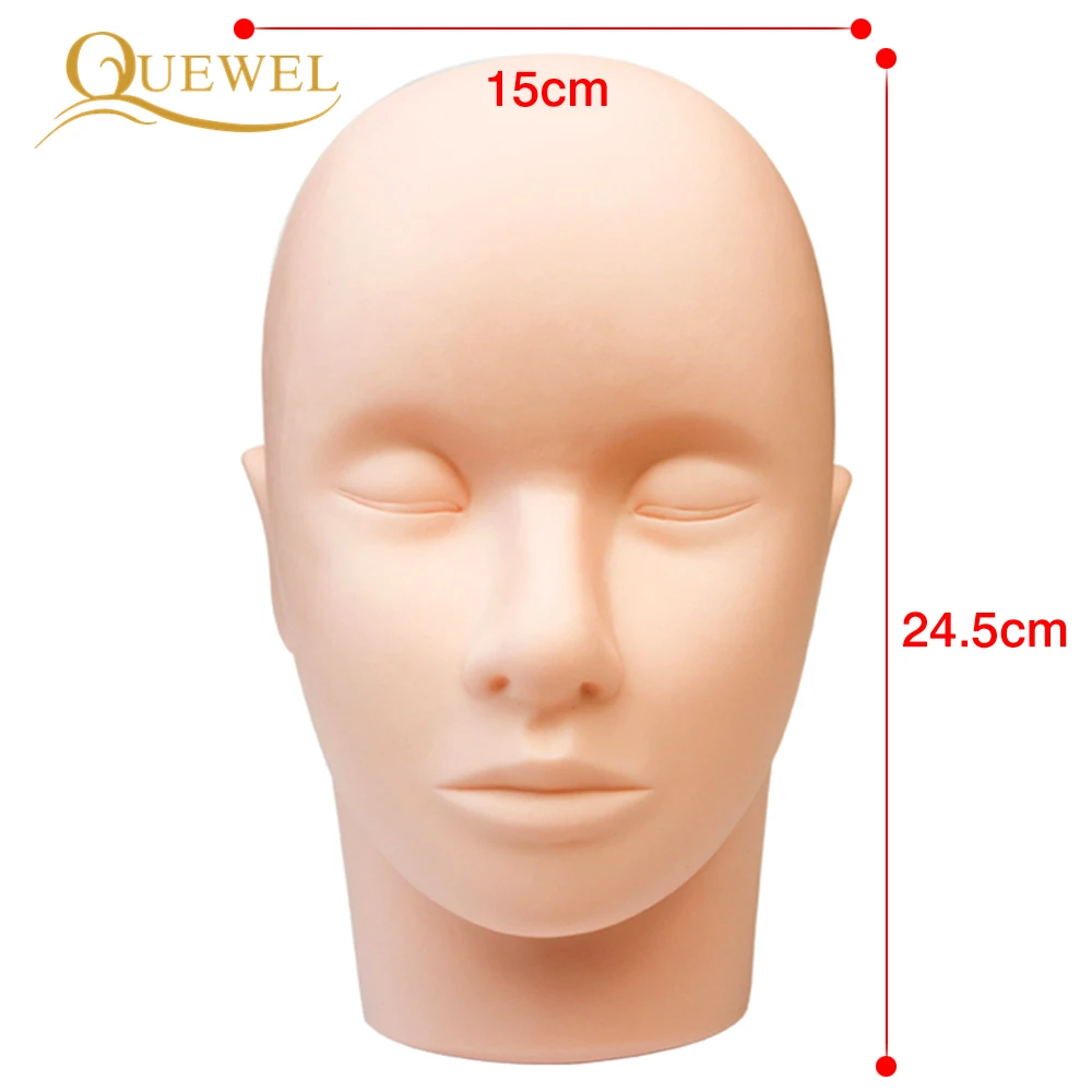 Тренировочная голова для красоты и макияжа искусственная кукла наращивания