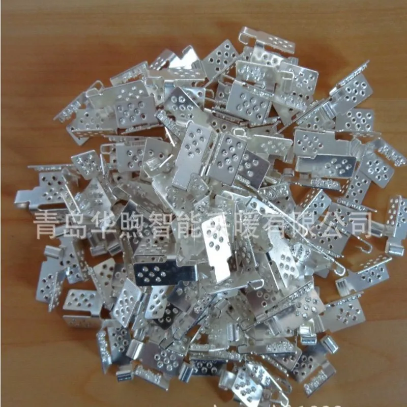 Зажимы для подогрева пола специальные Серебристые соединители Minco Heat