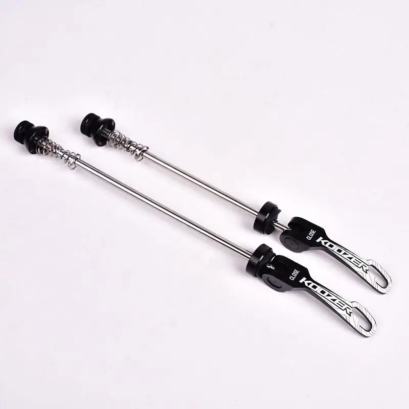 KOOZER 2Pcs Aluminium Alloy Bicycle Wheel Hub Skewers Quick Release Road Mountain Bike Front &amp Rear Skewer Bolt Lever Axle | Спорт и