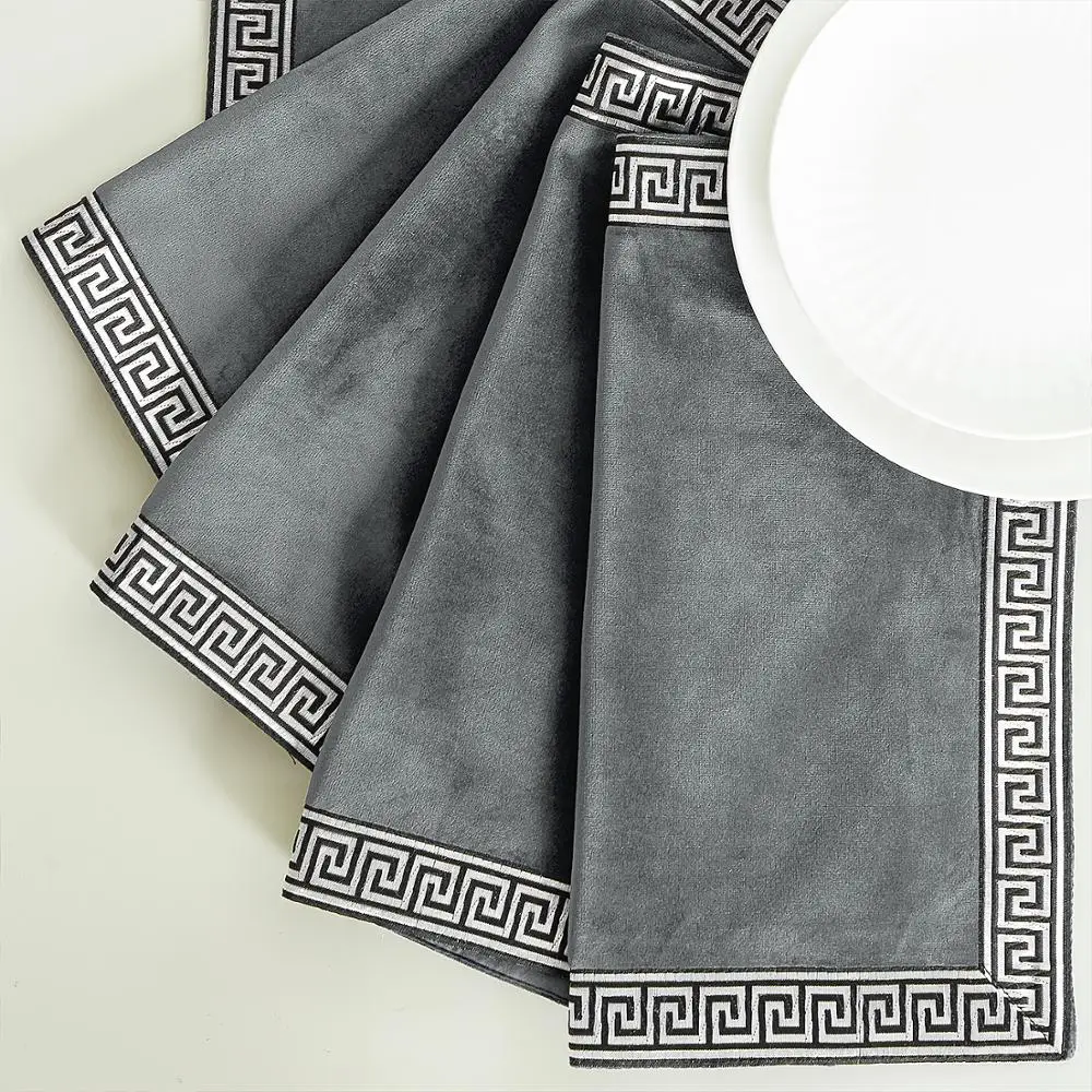 Topfinel геометрические настольные бегунки современная роскошная скатерть для