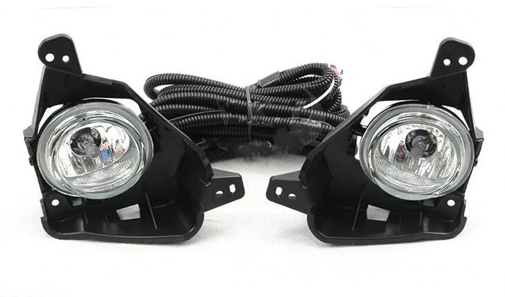 JanDeNing Автомобильные противотуманные фары для M AZDA 2 M2 2010 2014 Прозрачные галогенные