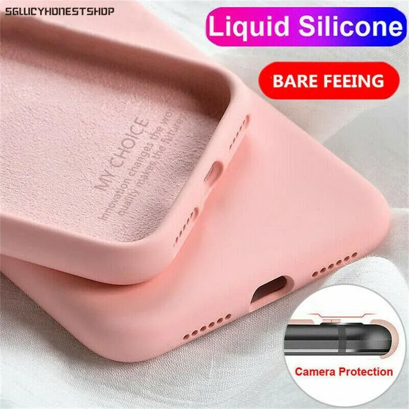 

Liquid Silicone Case For Xiaomi Mi Note 10 Pro Lite 9 SE 9T Pro Slim Soft Cover For Xiaomi Redmi Note 9s 8 Pro 7 8T 8A 10T