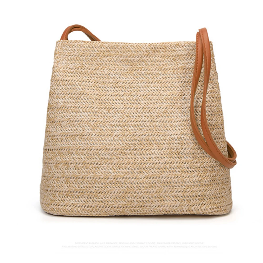 Маленькие соломенные пляжные женские сумки ручная сумка модные летние через