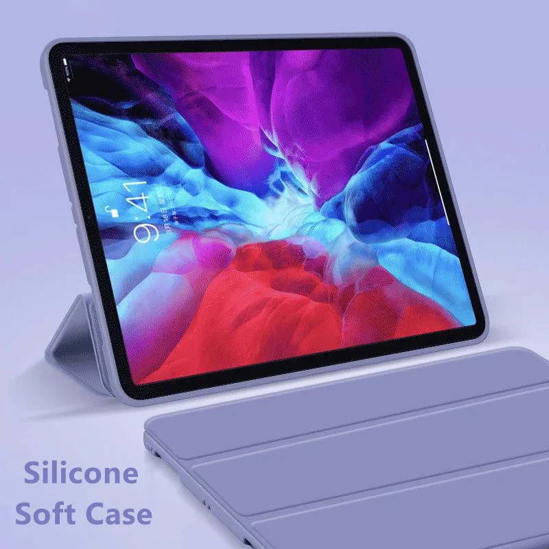 Чехол для iPad Pro 11 2020 тонкий кожаный мягкий силиконовый смарт-чехол 2-го поколения
