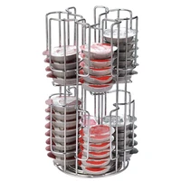 simple style rotating capsule coffee pods holder storage rack for 64 small coffee tea set coffee cup set tea sets european