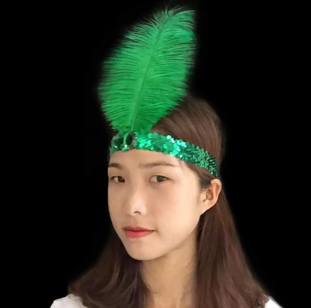 Повязка на голову с перьями аксессуары для волос 2019 фестиваль хиппи Регулируемый