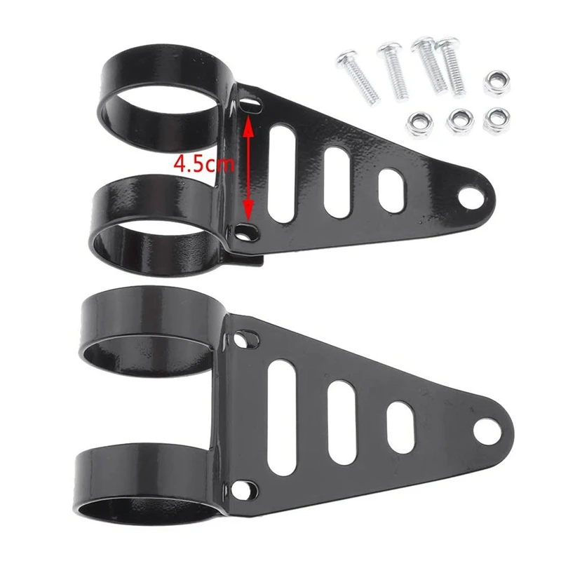 

Universal 41-43mm Motorcycle Headlight Brackets Head Light Lamp Holder