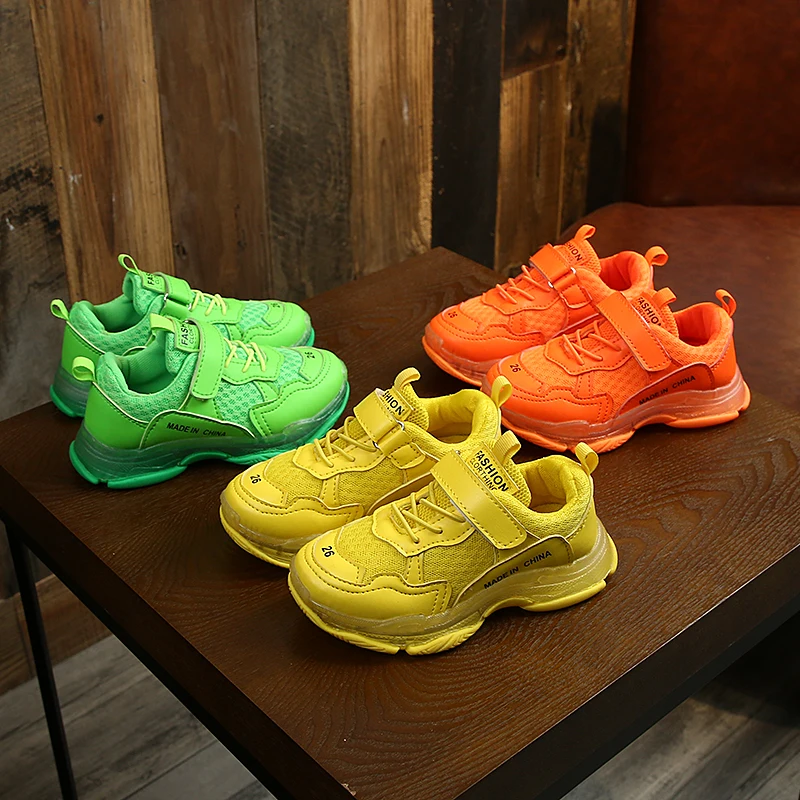 Весенне Осенняя детская обувь коллекция 2019 года модные сетчатые Повседневные