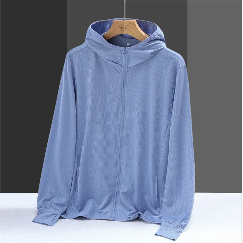 

Men Women Outdoor Summer Sun Protection Jackets Breathable Anti-scratch Splash-proof Skin Clothing Climbing Hiking Anti-UV Tops