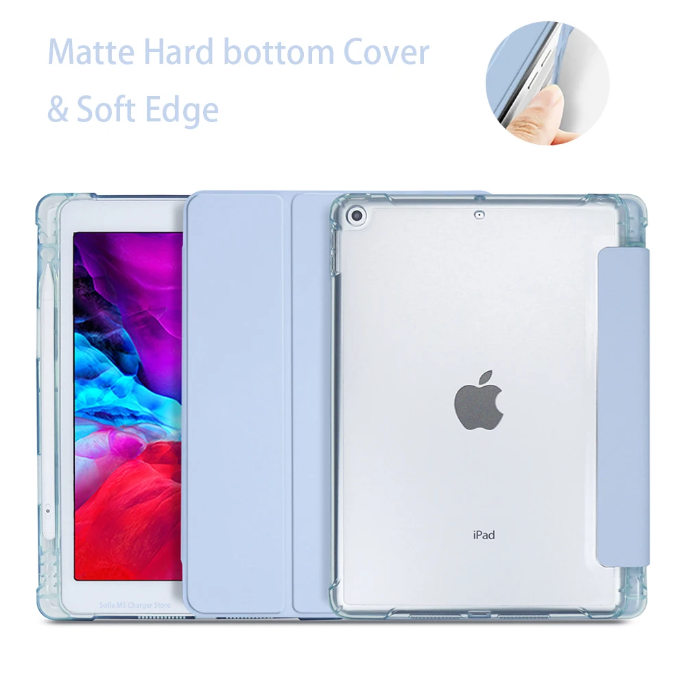 Чехол с держателем для стилуса iPad 10 2 8 7 поколения новинка 2020 года Air 4 9 чехол Mini 5 Pro