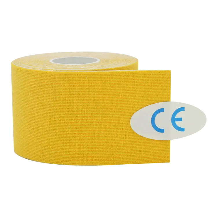 Sport Tape Skin 5 м эластичная спортивная повязка, лента для защиты колена, самоклеющаяся, хлопок, эластопласт, повязка, Кинезиология мышечная лента для ног, лодыжки - Цвет: Sport Tape Skin