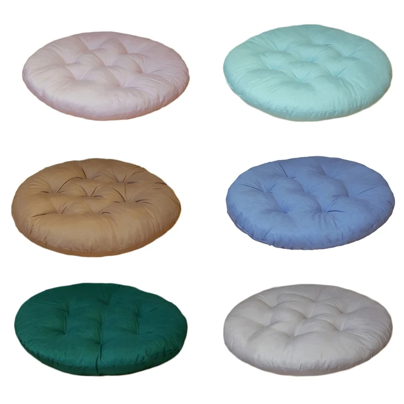

40cm Round Seat Cushion Decorative Indoor Outdoor Solid Color Thick Chair Pad Home Office Car Sofa Tatami Floor Pillow
