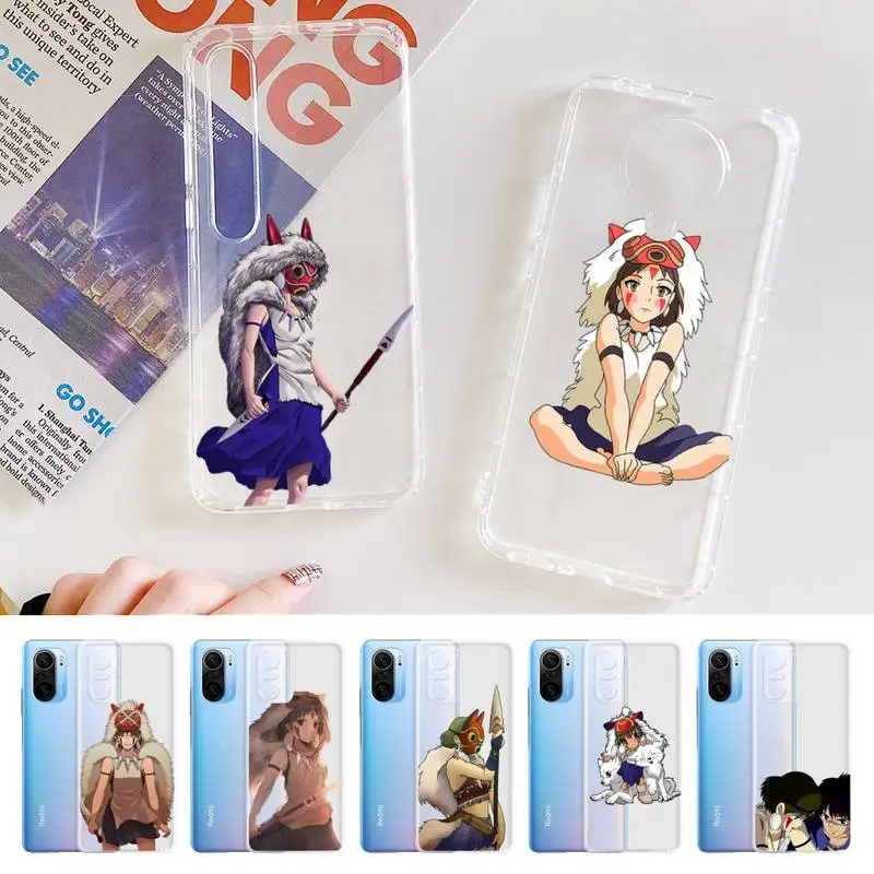 

Japanese Anime Princess Mononoke Phone Case For Xiaomi 10t pro 11 Note10lite Redmi 5plus 7A 8 K20pro 9A Note 9 Pro Max s 10