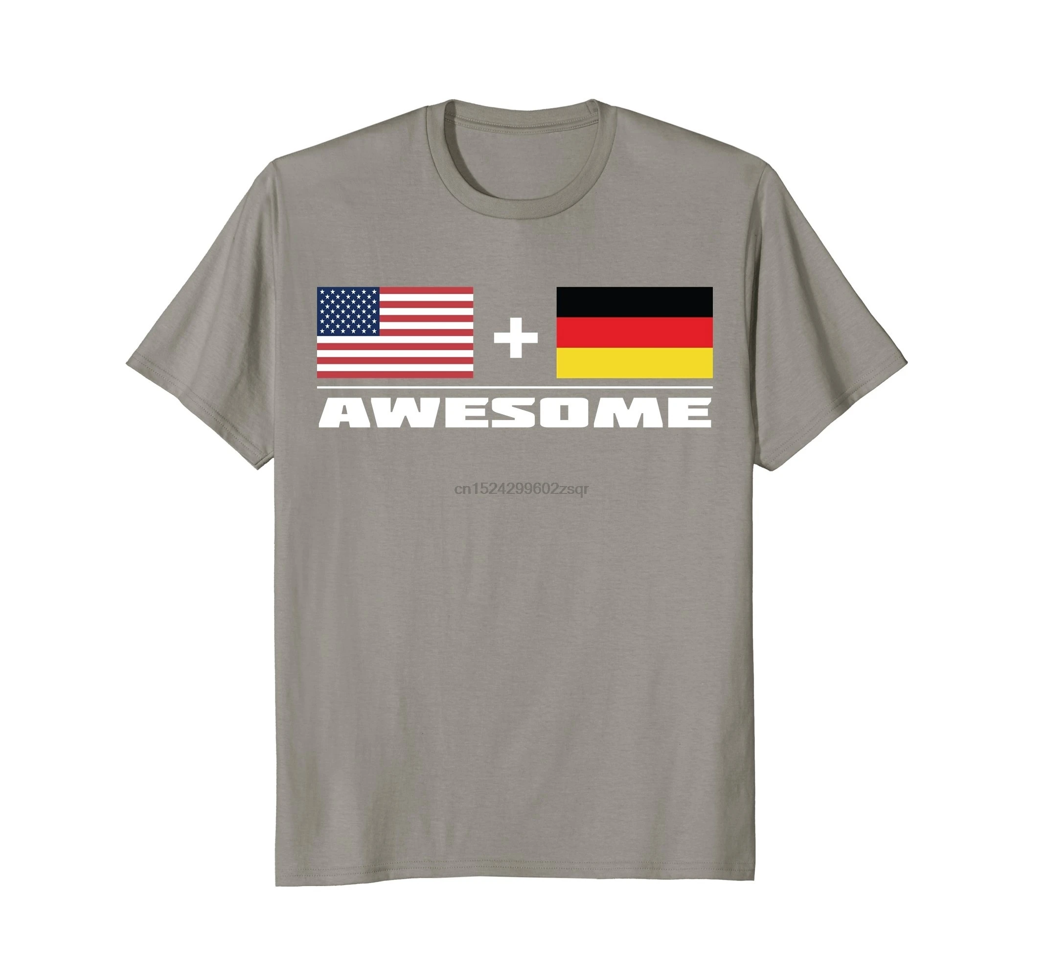 

American + German = Awesome USA and Germany Flags T-Shirt