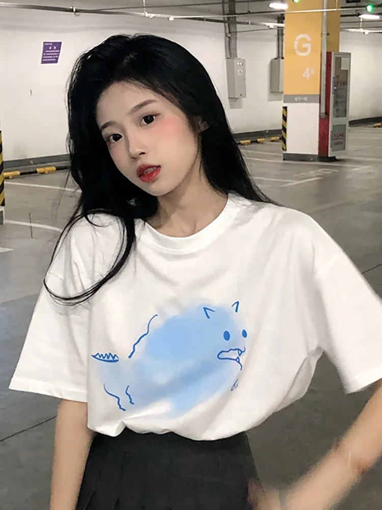 Футболка с коротким рукавом новинка 2021 футболка летний дизайнерский маленький