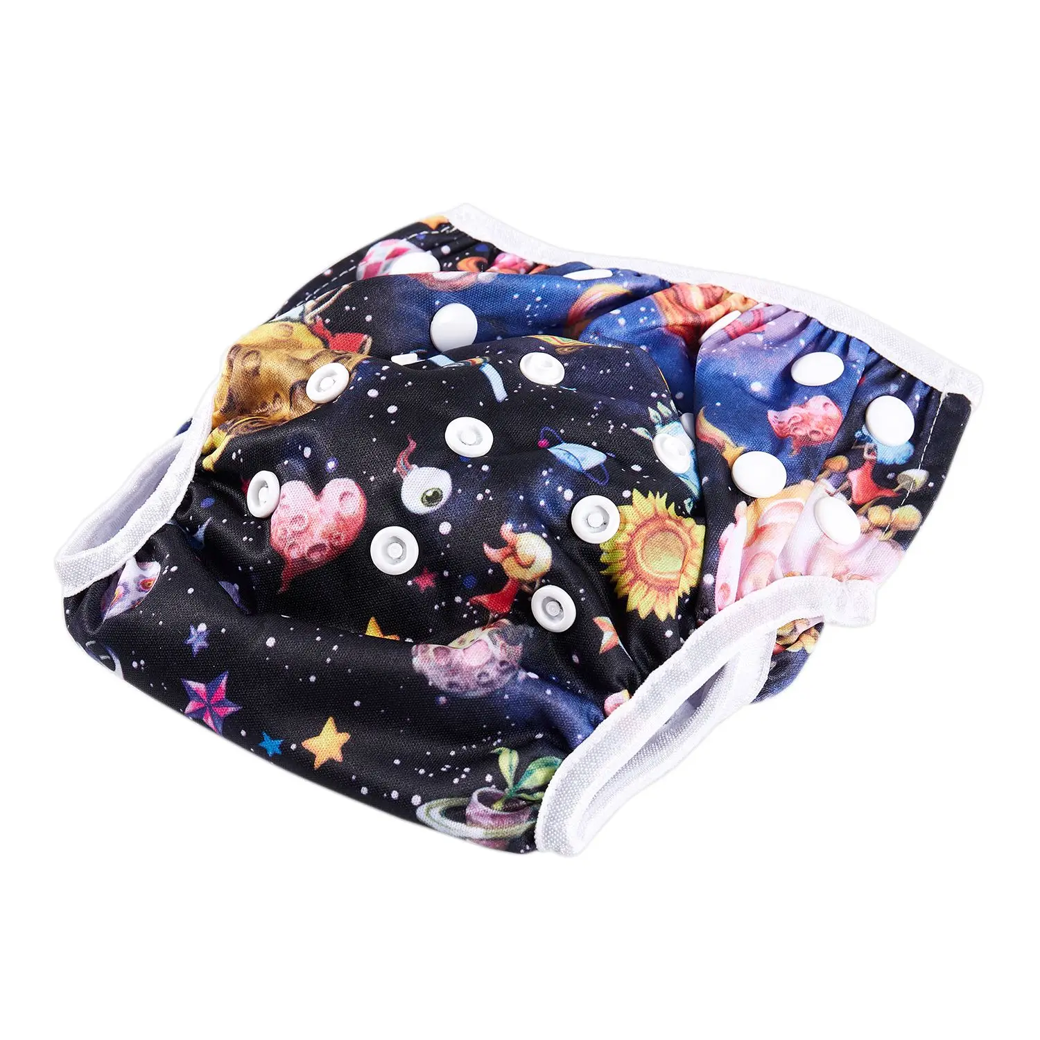 Mumsbest детская Пеленка из моющейся ткани карман водонепроницаемый мультфильм сова