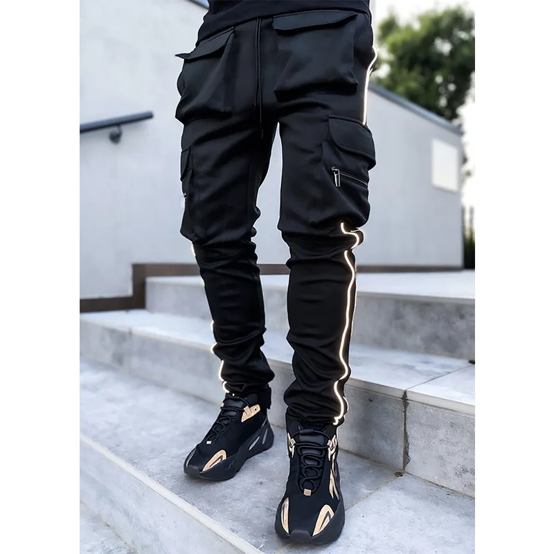 

Men's Cargo Pants with Pockets Jogger Cargo Pants Essentials Sweatpants Jogging Streetwear Tactical Camping Hip Hop Slacks
