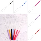 1 шт. инструмент для наращивания волос Micro Ring Bead pull Ring Loop Feather Threader