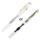 Ручка перьевая Прозрачная с тонким наконечником, 1 шт.