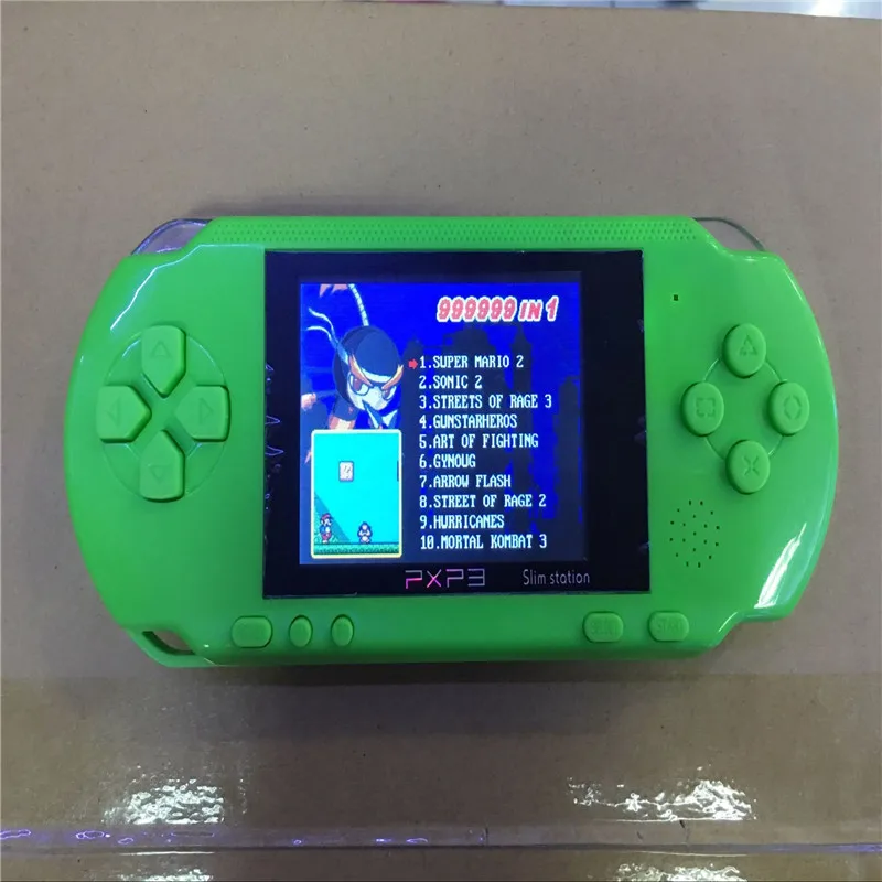 Новая PXP3 игровая консоль портативная 16 бит ретро детская MD2700 видео игра Palyer