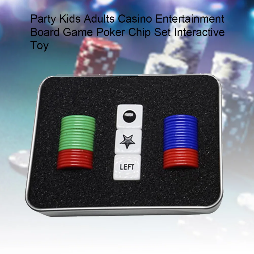 Poker Chip набор казино 3 шт игральные кости дети взрослые акриловый подарок на день