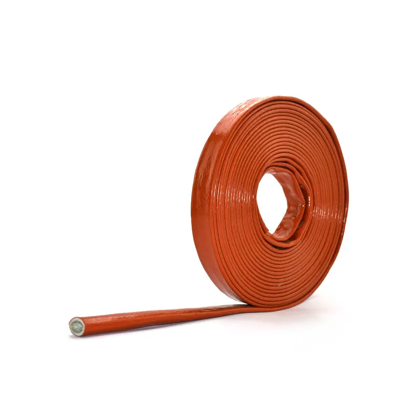 Красного цвета пожарные рукава со стекловолокном пламя тепловой защиты для