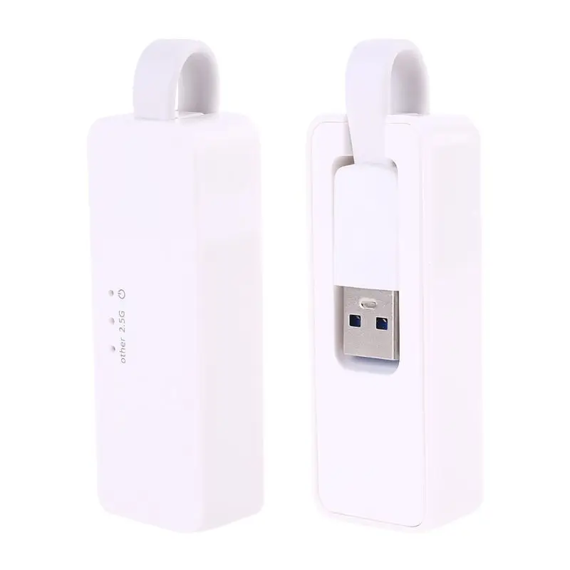 

USB 3.0 Ethernet Adapter Net work Card Hub 2500Mbps 2.5G RJ45 Lan Adapter for Win7/Win8/Win10 Laptop Macbook Notebook L93A