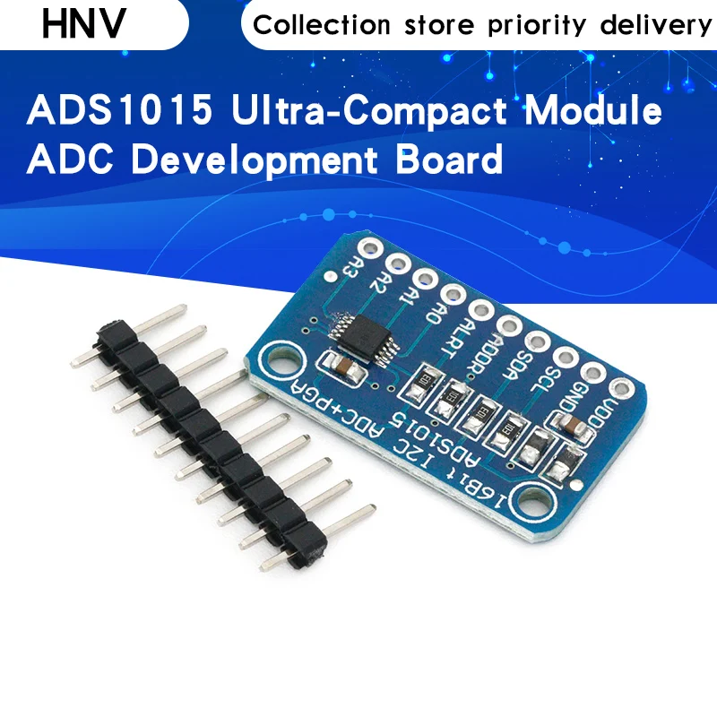 1 шт. ADS1015 ADC ультра-компактный 12-точный модуль макетная плата | Электронные