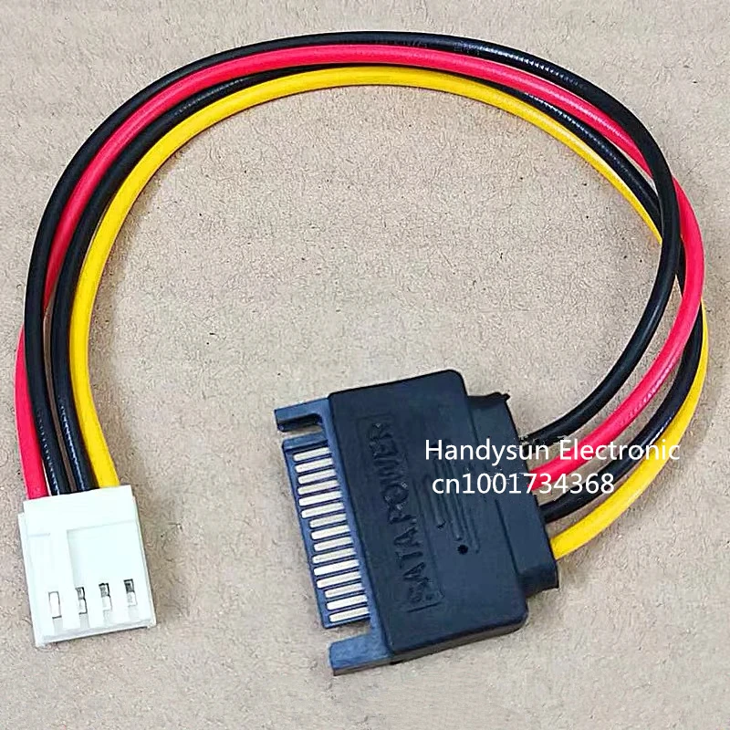 SATA 15 pin Папа 4 Женский к FDD Гибкий адаптер Жесткий диск силовые Кабели шнур провод