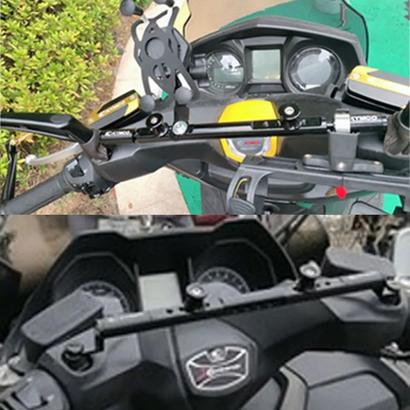 motorcycle accessories multifunction crossbar handlebar balance bar phone gps stand holder for bmw c400 x gt c400x c400gt c 400x free global shipping