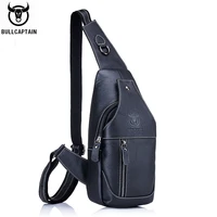bullcaptain multifunctional messenger bag chest bags for mens short distance travel bags men leather bags male business bages